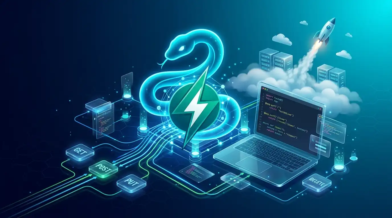 Python FastAPI API 서버 개발을 표현한 대표 이미지