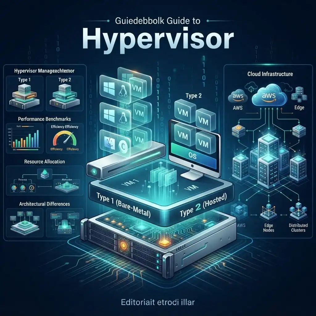 Hypervisor 기반 클라우드 가상화 인프라를 표현한 대표 이미지