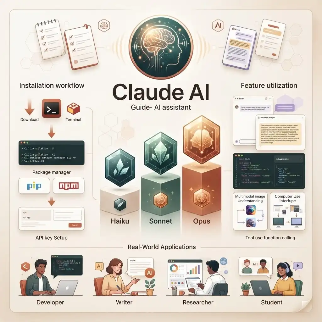 Claude AI와 Claude Code, MCP 기반 바이브 코딩 흐름을 표현한 대표 이미지